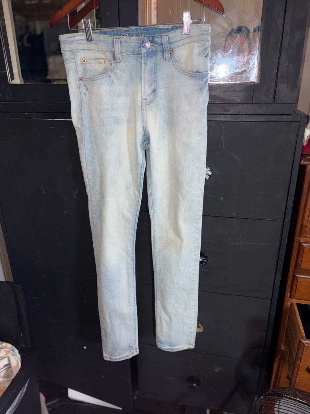 Forever 21 Light Wash Skinny Jeans